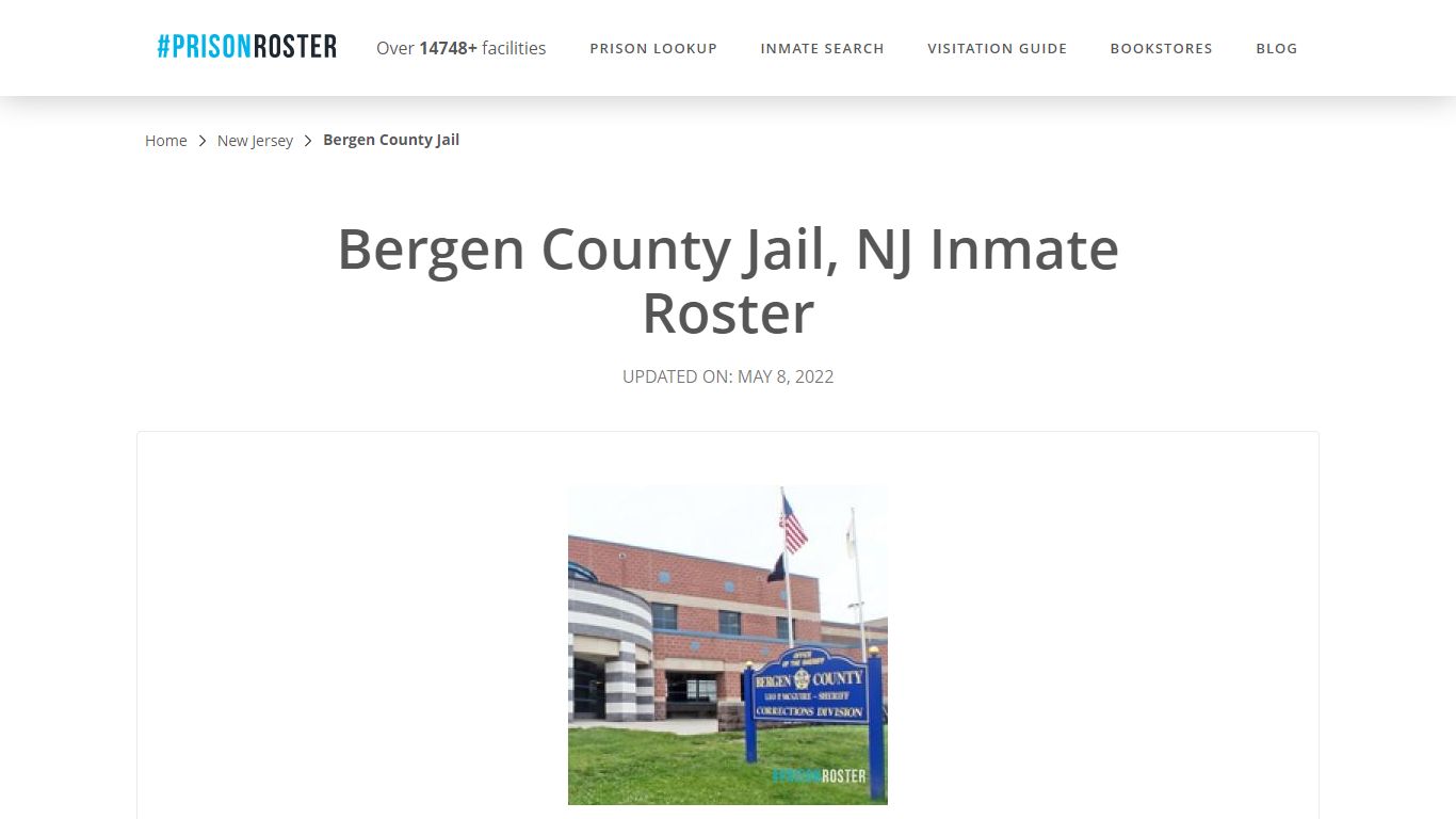 Bergen County Jail, NJ Inmate Roster - Prisonroster